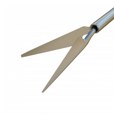 Kapsulotomie-Schere, Titan/Edelstahl