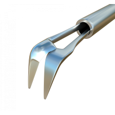 Horizontal, symmetrisch Schere, Titan/Edelstahl