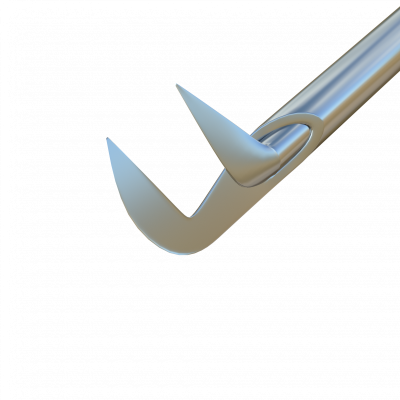 Vertikal Schere, Titan/Edelstahl