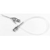 Simcoe Irrigating/ Aspirating Cannula, Stainless/ Silicone