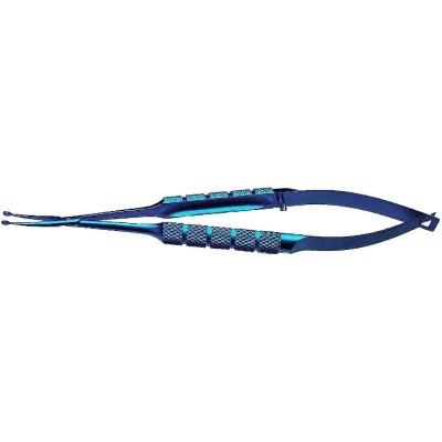 Shepard IOL Holding Forceps, with Lock, Titanium