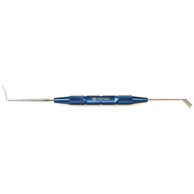 Hockey Messer für Entfernung des Epitheliums, für PRK/ Spatel, Titan/ Edelstahl