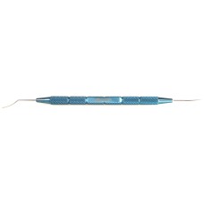 LASIK-Spatel, doppelseitig,Titan/Edelstahl