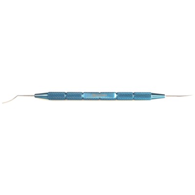 LASIK-Spatel, doppelseitig,Titan/Edelstahl