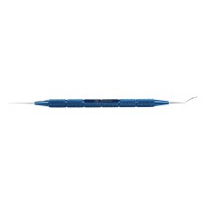 FEMTO/LASIK Flap-Spatel nach Thorlakson, doppelseitig (CHANSUE) ,Titan/Edelstahl