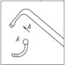 DSAEK Chopper nach Chang, doppelseitig, links, Titan/ Edelstahl