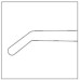 FEMTO/LASIK Flap-Spatel nach Thorlakson, doppelseitig (CHANSUE) ,Titan/Edelstahl