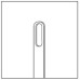 Castroviejo Cyclodialysis Spatula, Titanium/ Stainless