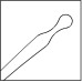 FEMTO/LASIK Flap-Spatel nach Thorlakson, doppelseitig (CHANSUE) ,Titan/Edelstahl