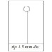 Sonde für Eileiter, Kupfer